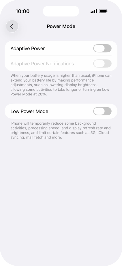 Press the indicator next to Press the indicator next to