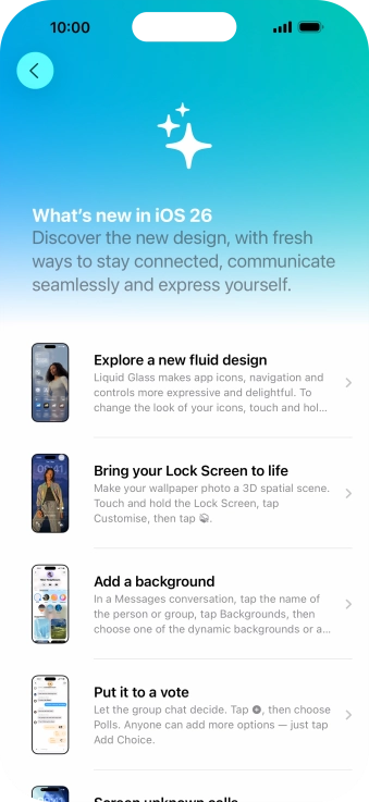 Slide your finger upwards starting from the bottom of the screen to return to the home screen.