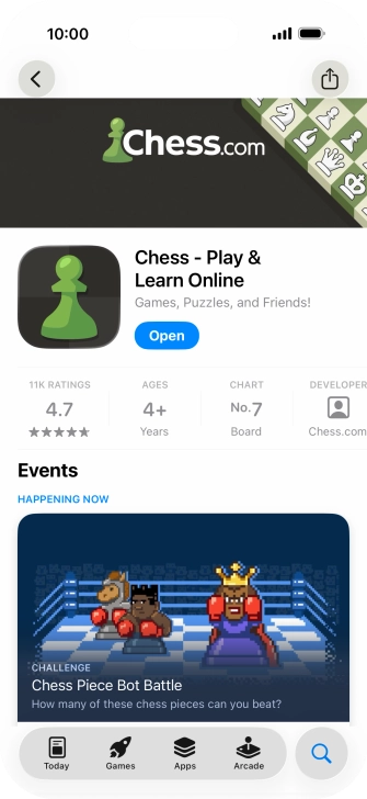 Slide your finger upwards starting from the bottom of the screen to return to the home screen.