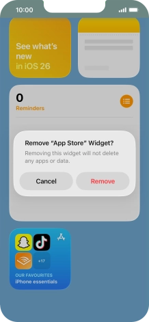 Press Remove. Press Remove.