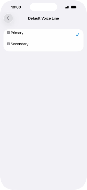 Press the required price plan.