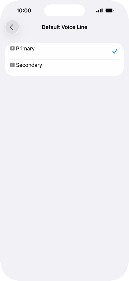 Press the required price plan.