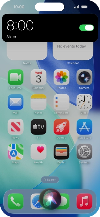 Say, in your own words, what you would like your phone to do, e.g.: OPEN CAMERA or SET AN ALARM.