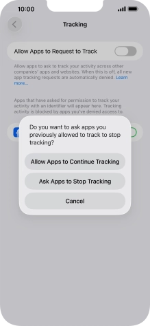 If you turn off the function, press the required setting. If you turn off the function, press the required setting.