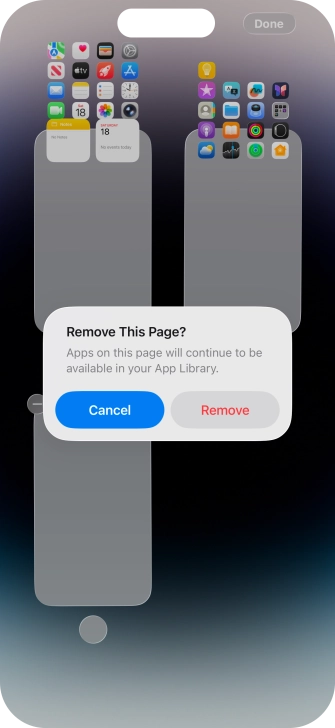 Press Remove. Press Remove.