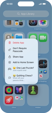 Press Don't Require Passcode.
