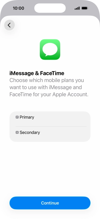Press the required price plan.