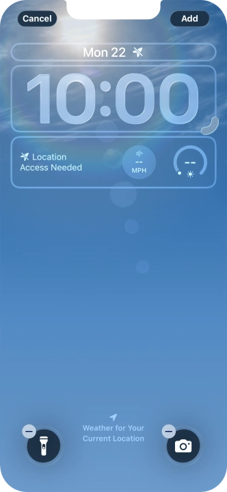 To customise the way the lock screen date is displayed, press the date widget and follow the instructions on the screen to select the required widget display mode. To customise the way the lock screen date is displayed, press the date widget and follow the instructions on the screen to select the required widget display mode.