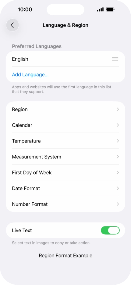 Press Add Language.... Press Add Language....
