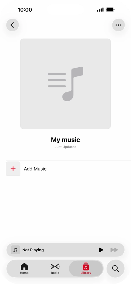 Press Add Music.