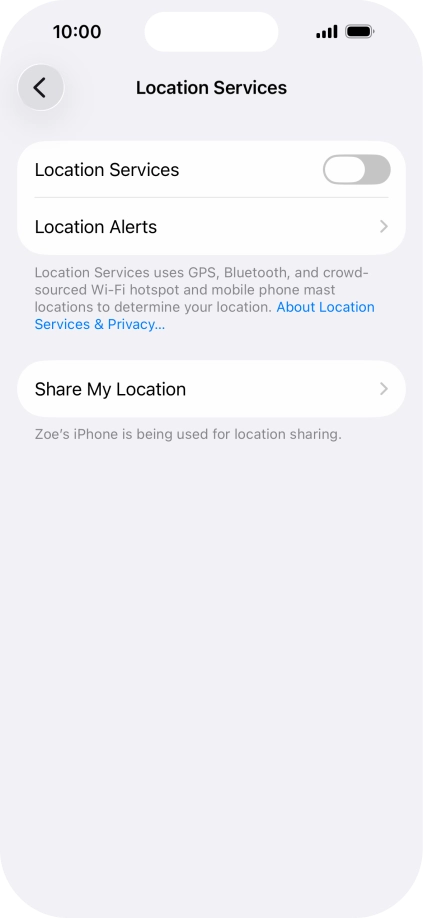 Press the indicator next to Press the indicator next to