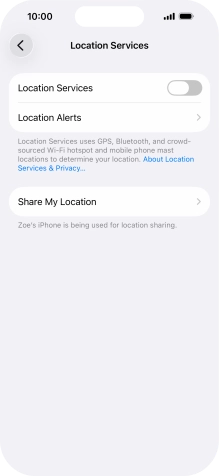 Press the indicator next to Press the indicator next to
