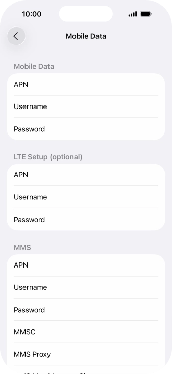 Press APN and key in wap.vodafone.co.uk.