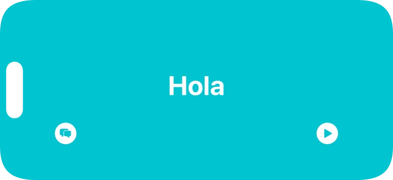 Press the split view icon to go back to display of both languages.