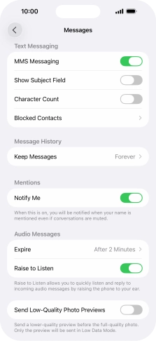 Slide your finger upwards starting from the bottom of the screen to return to the home screen.