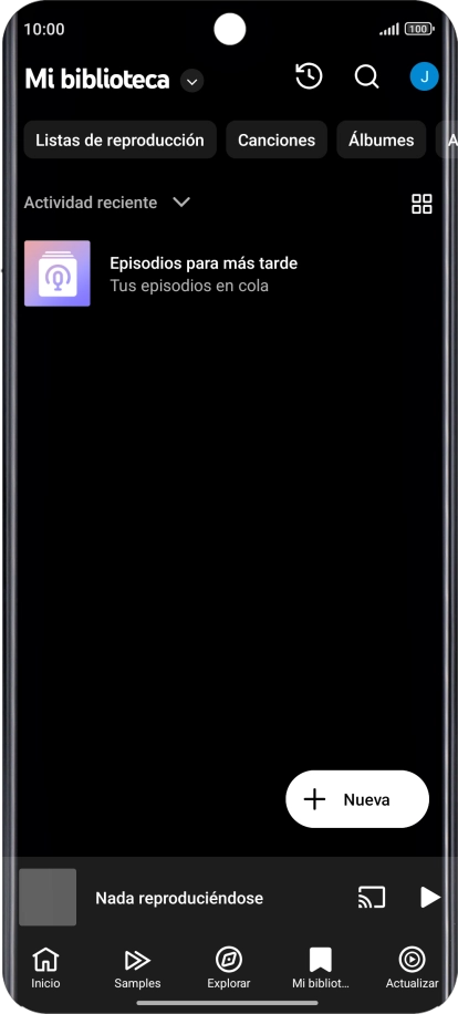 Pulsa la lista desplegable. Pulsa la lista desplegable.