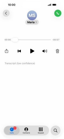 Press the play icon.
