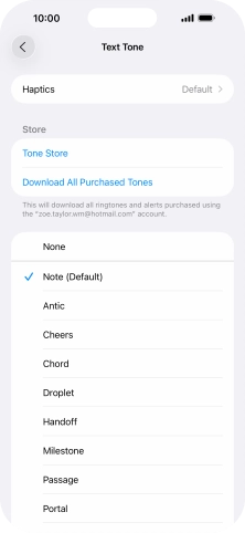Press the required message tones to hear them.
