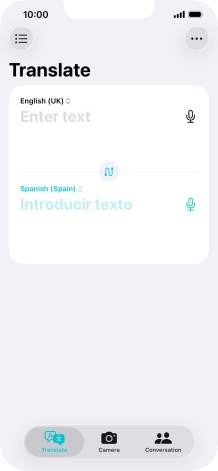 Press the first drop down list.