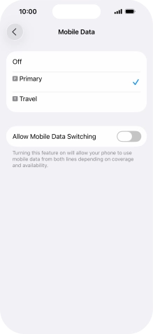 Press the required price plan. Press the required price plan.