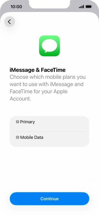 Press the required price plan.