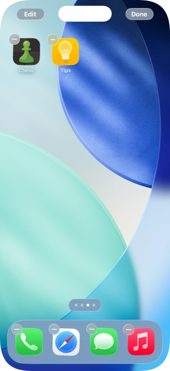 Press Done. Press Done.