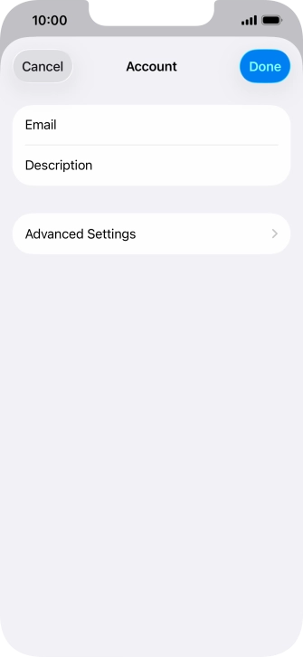 Press Advanced Settings.