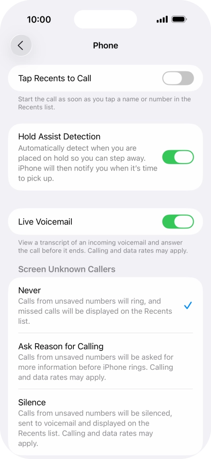 Press Silence to turn on the function. Press Silence to turn on the function.