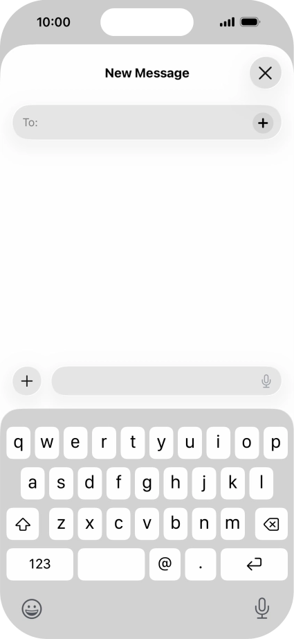 Press the add icon. Press the add icon.