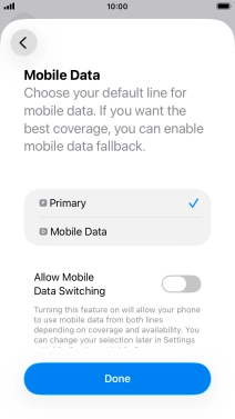 Press the indicator next to Press the indicator next to