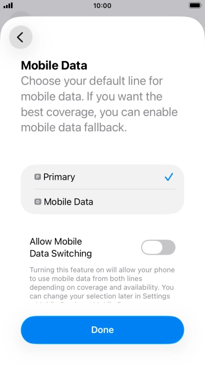 Press the indicator next to Press the indicator next to