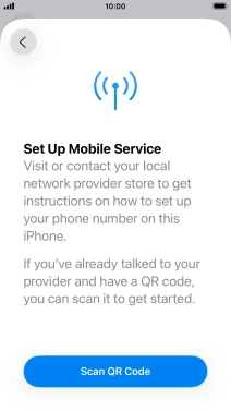 Press Scan QR Code. Press Scan QR Code.