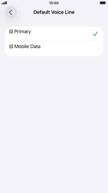 Press the required price plan. Press the required price plan.