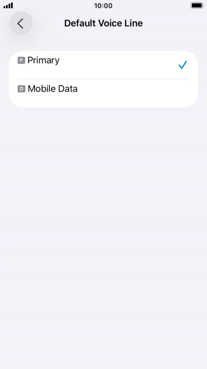 Press the required price plan. Press the required price plan.
