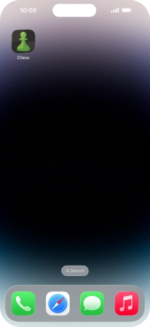 Press and hold the required app.