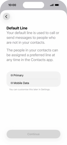 Press the required price plan.