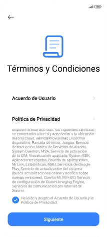 Pulsa Siguiente.
