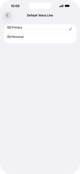 Press the required price plan.