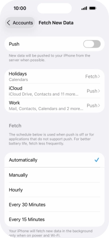 If you turn off the function, press the required setting. If you turn off the function, press the required setting.