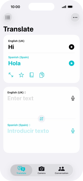 Press the full screen icon.