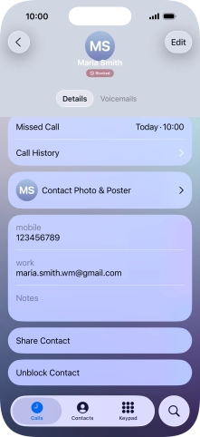 Slide your finger upwards starting from the bottom of the screen to return to the home screen.