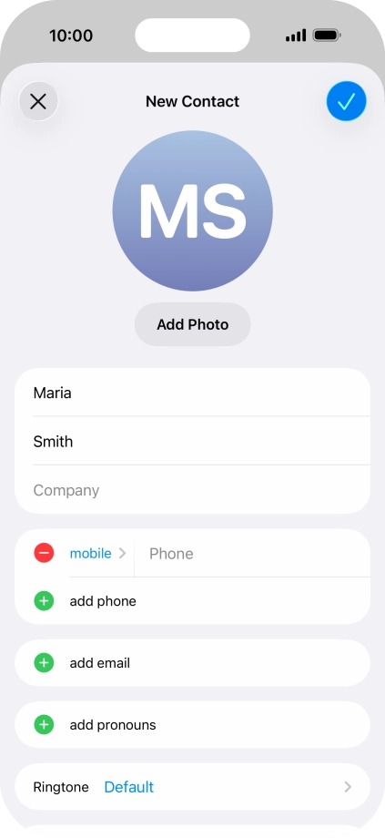 Press Phone and key in the required phone number. Press Phone and key in the required phone number.