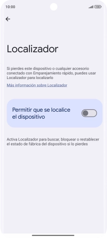 Pulsa el indicador junto a Pulsa el indicador junto a