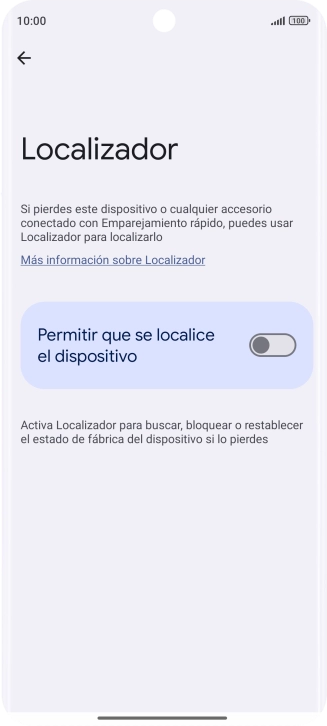 Pulsa el indicador junto a Pulsa el indicador junto a