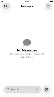 Press the new message icon.