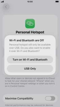 If Wi-Fi is turned off, press Turn on Wi-Fi and Bluetooth. If Wi-Fi is turned off, press Turn on Wi-Fi and Bluetooth.