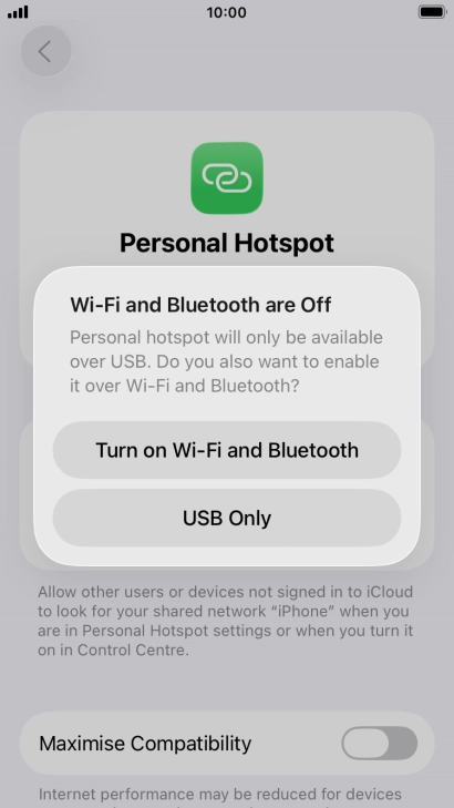 If Wi-Fi is turned off, press Turn on Wi-Fi and Bluetooth. If Wi-Fi is turned off, press Turn on Wi-Fi and Bluetooth.