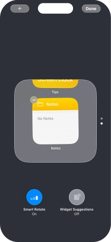 Press Smart Rotate to turn the function on or off.