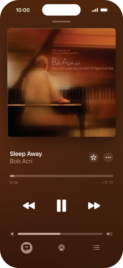 Press arrow right to go to the next audio file.