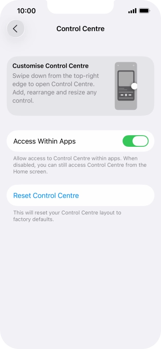 Press the indicator next to Press the indicator next to